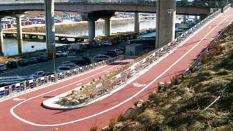 강남구탄천자전거도로